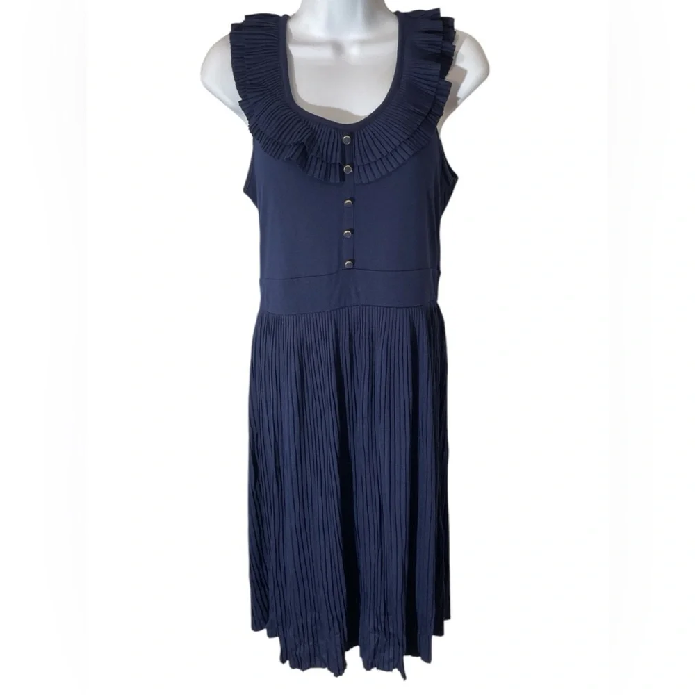 B6- Navy Blue Dress - Design History - MEDIUM